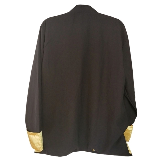 Eastern Collection Black & Gold Dragon Jacket Size XL - Picture 2 of 4